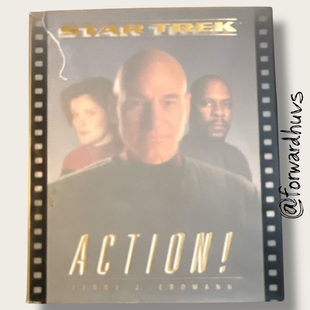 Star Trek: Action! by Terry J. Erdmann – 1998 Hardcover with Dust Jacket